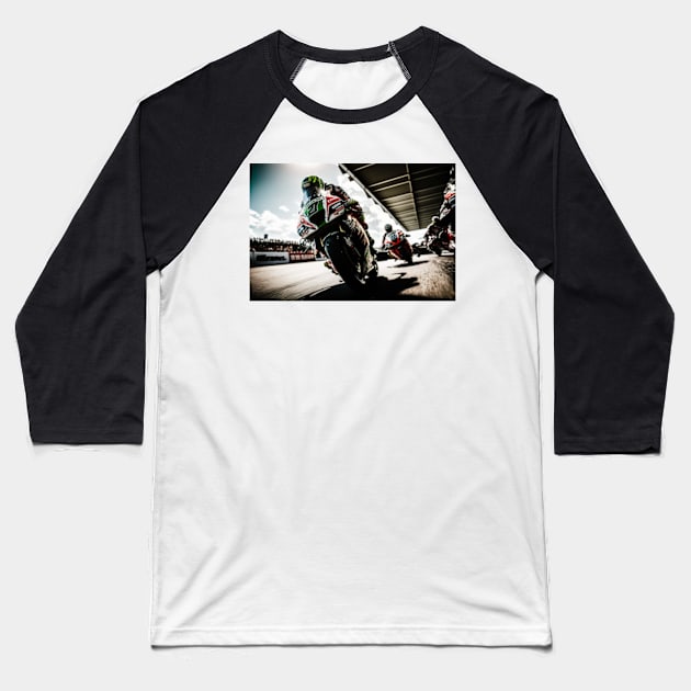 Superbike race #2 Baseball T-Shirt by SmartPics